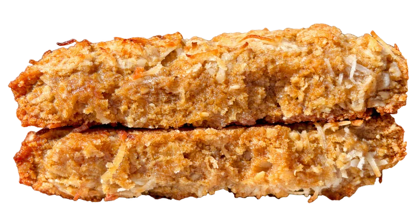 Oatmeal Palitaw cross-section
