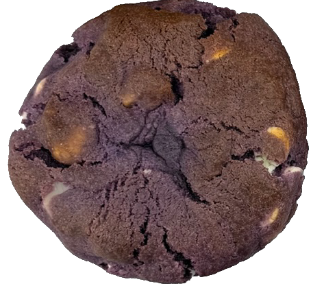 Ube Macadamia cookie